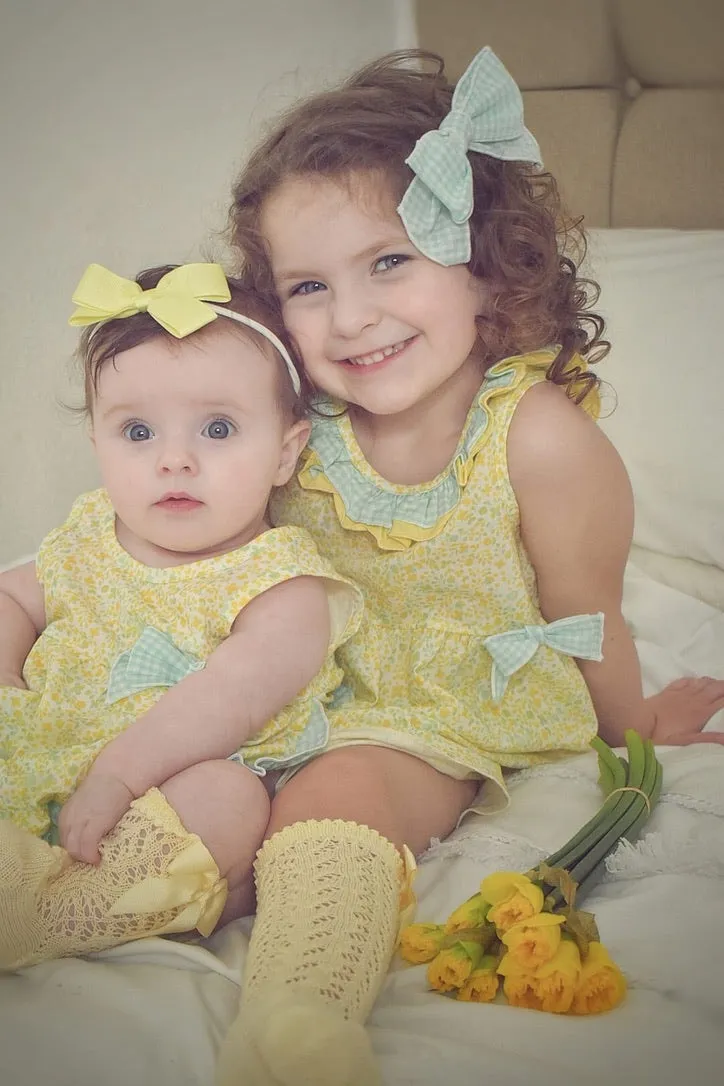"Zadie" Lemon Floral Dress