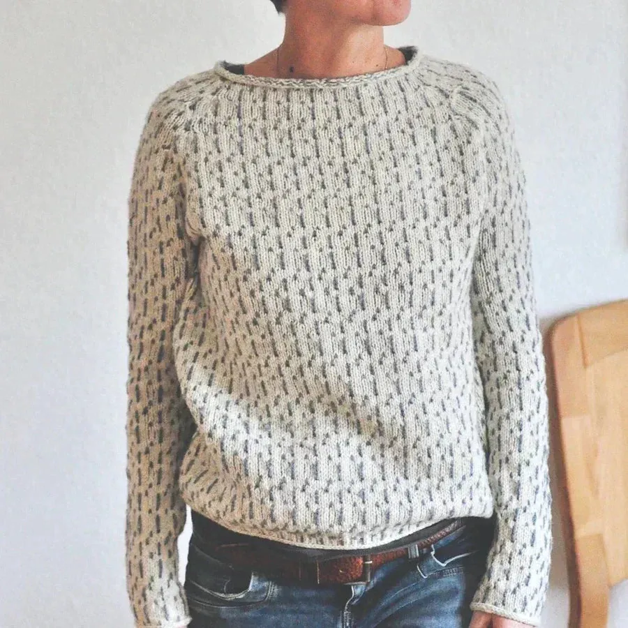 Renise - elegant gray sweater