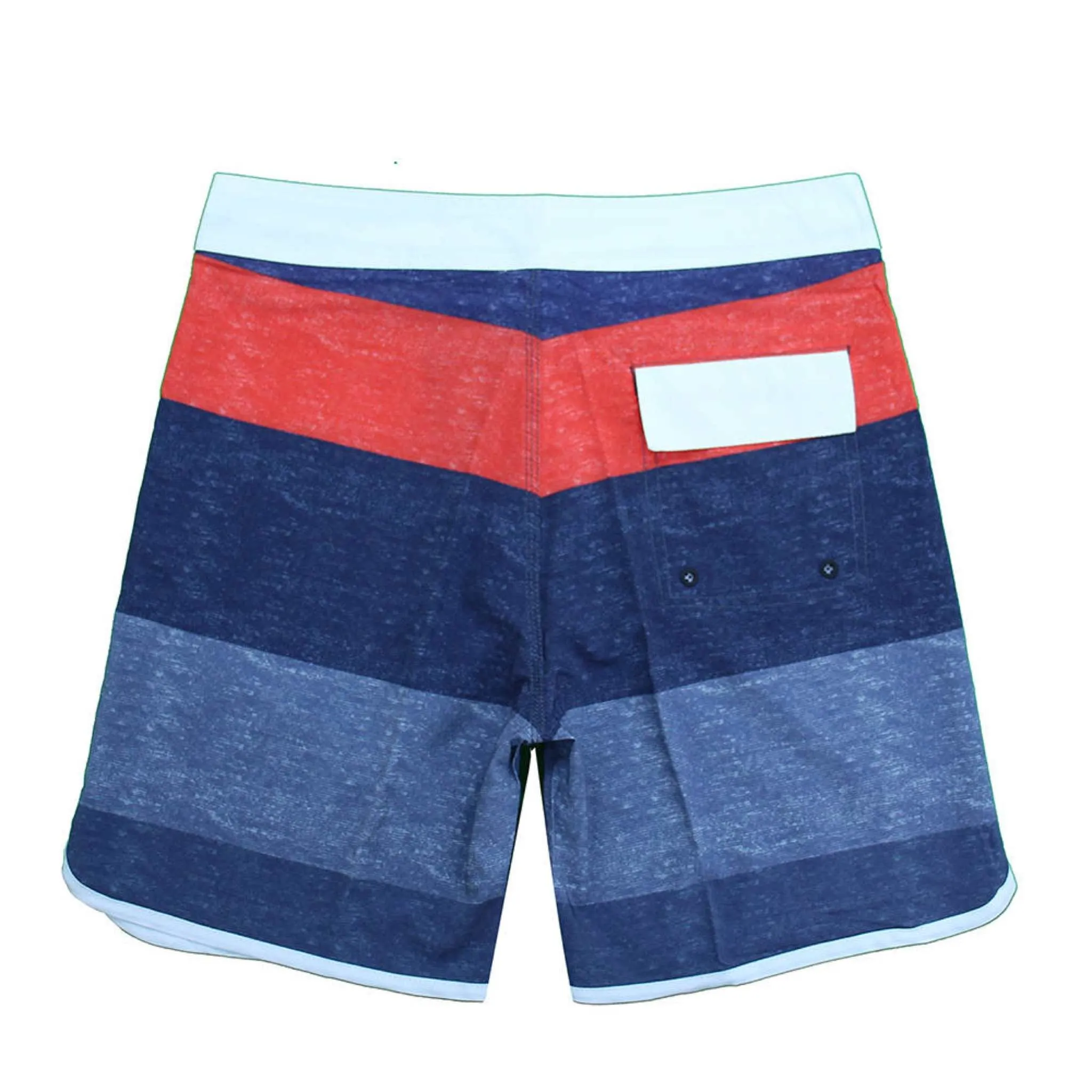 Retro Board Shorts - Red