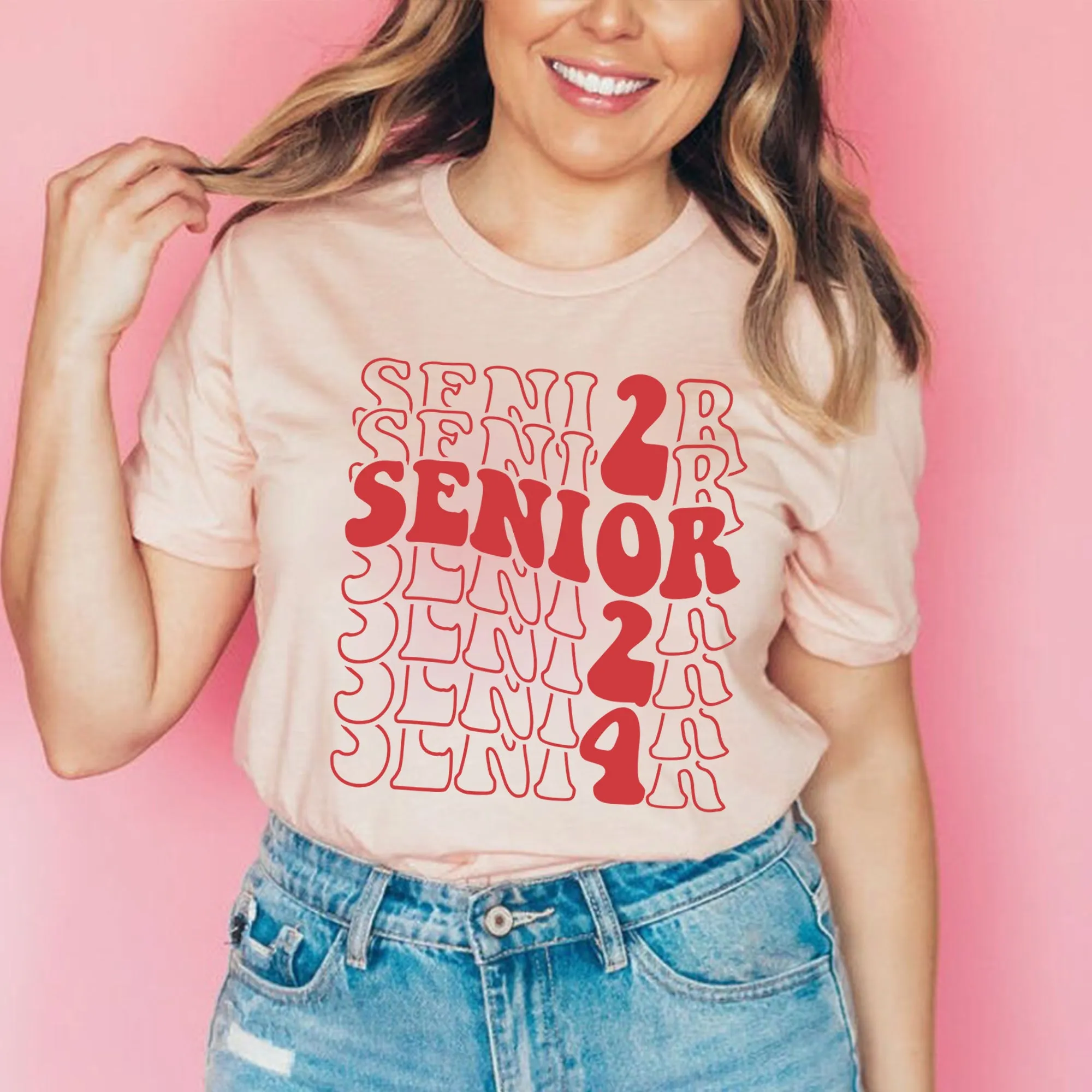 Retro Senior 2024 Shirt Vintage Class of 2024 Shirt Class Of 2024 Senior Shirt 2024 Graduation Shirt 2024 Graduation Gift Class Of 2024 Gift