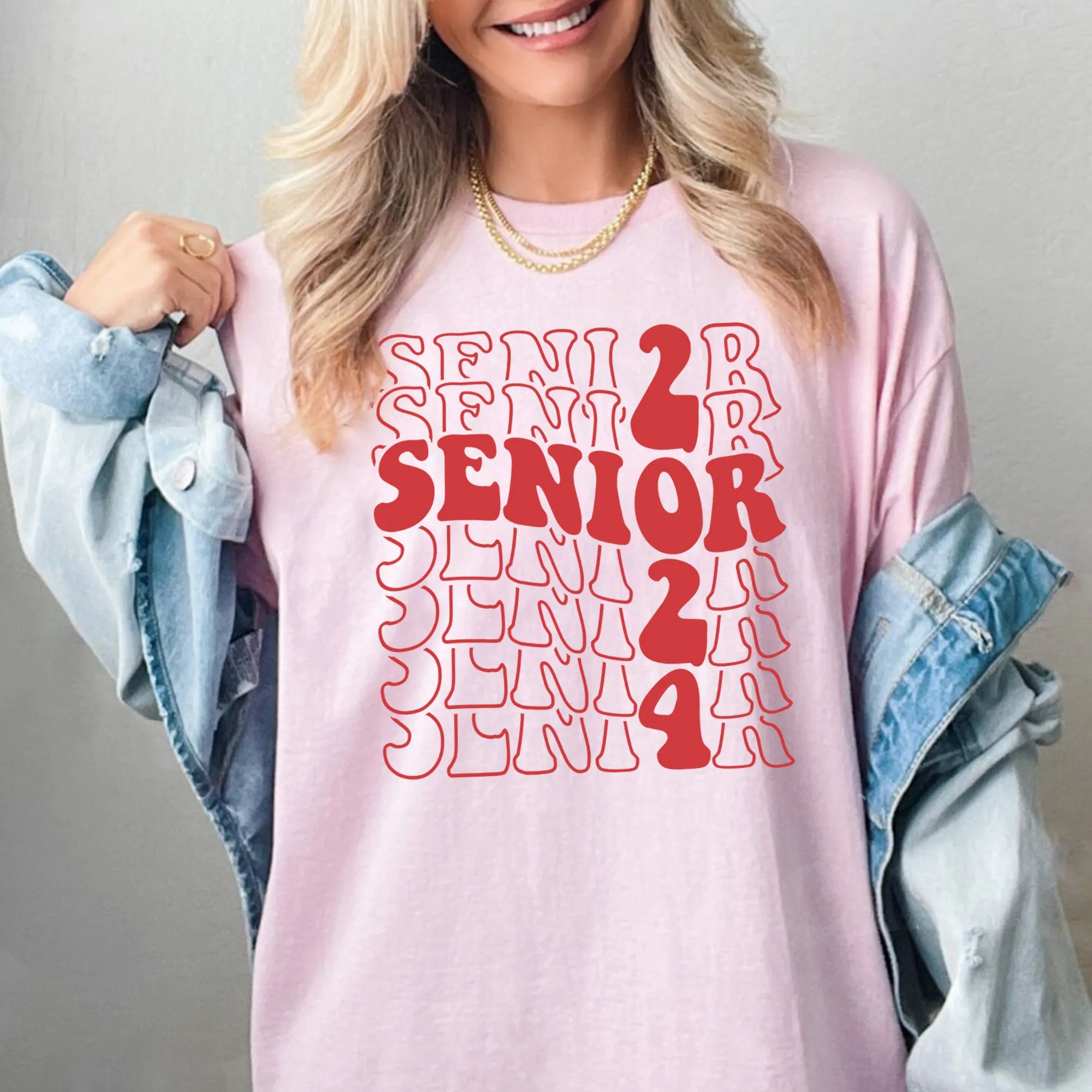Retro Senior 2024 Shirt Vintage Class of 2024 Shirt Class Of 2024 Senior Shirt 2024 Graduation Shirt 2024 Graduation Gift Class Of 2024 Gift