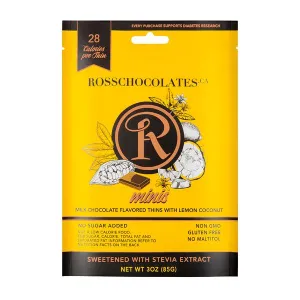 Ross Chocolates - Milk Chocolate with Lemon and Coconut