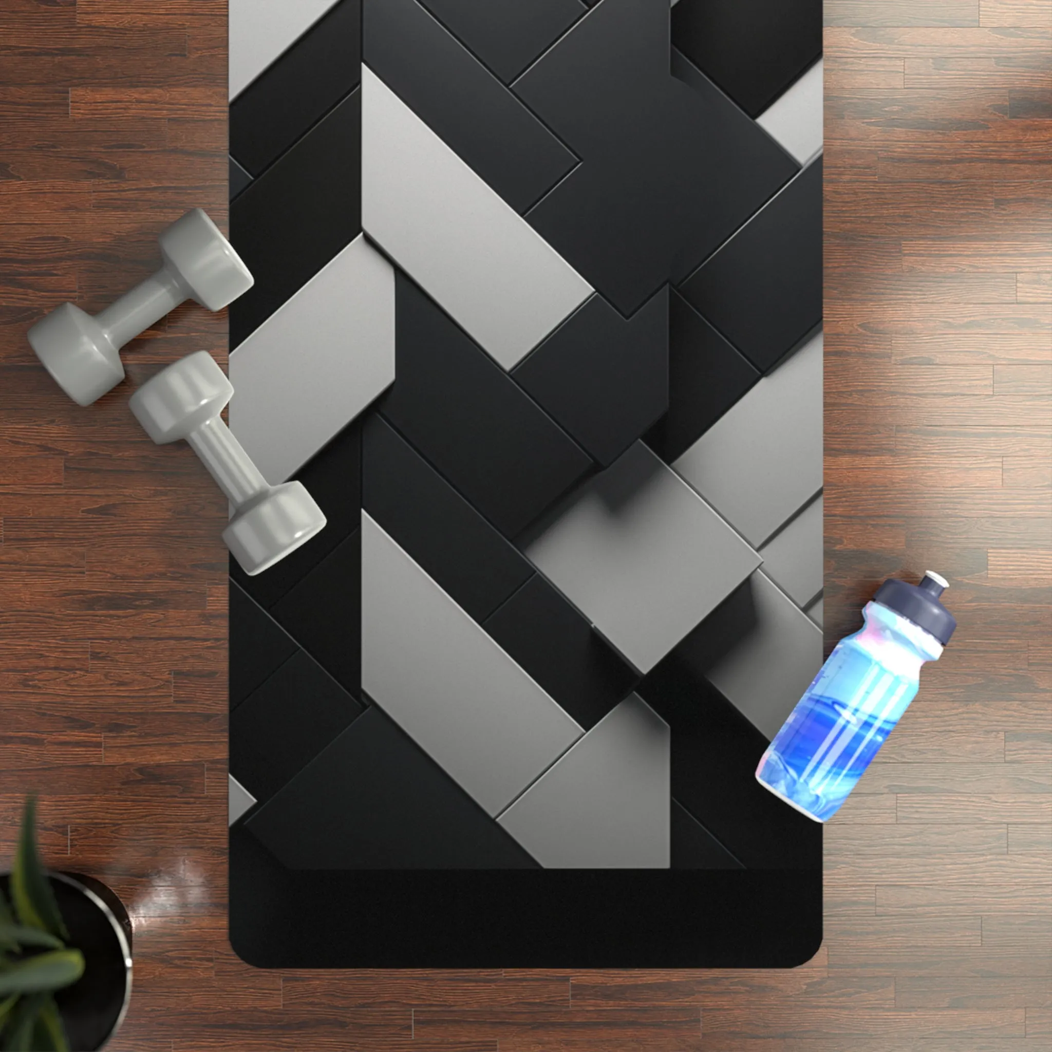 Rubber Yoga Mat- Aphrodite’s Jigsaw 01