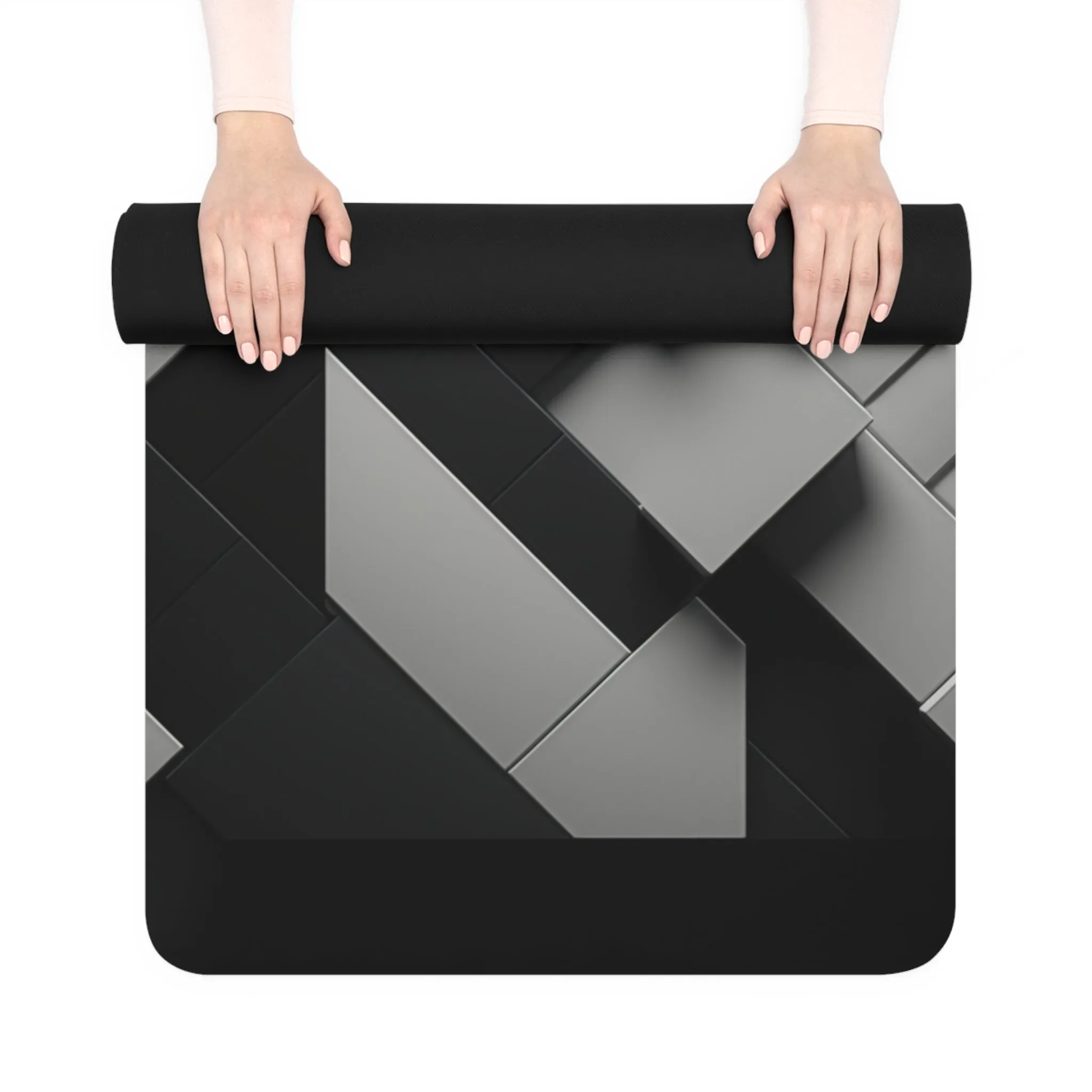 Rubber Yoga Mat- Aphrodite’s Jigsaw 01