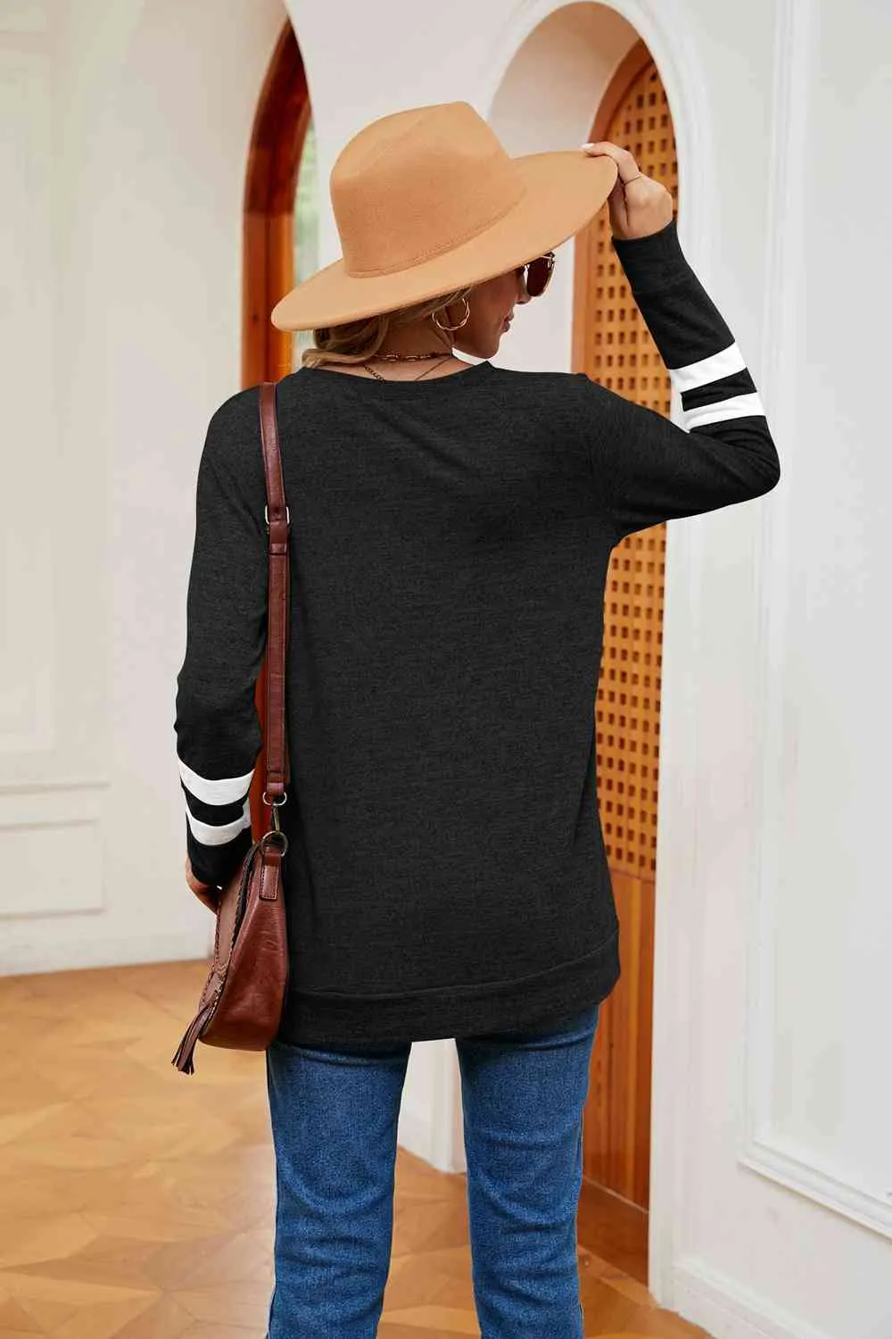 Sally V-Neck Long Sleeve T-Shirt