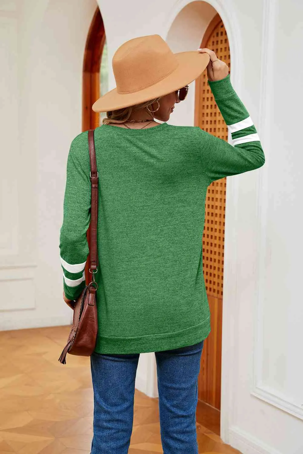 Sally V-Neck Long Sleeve T-Shirt
