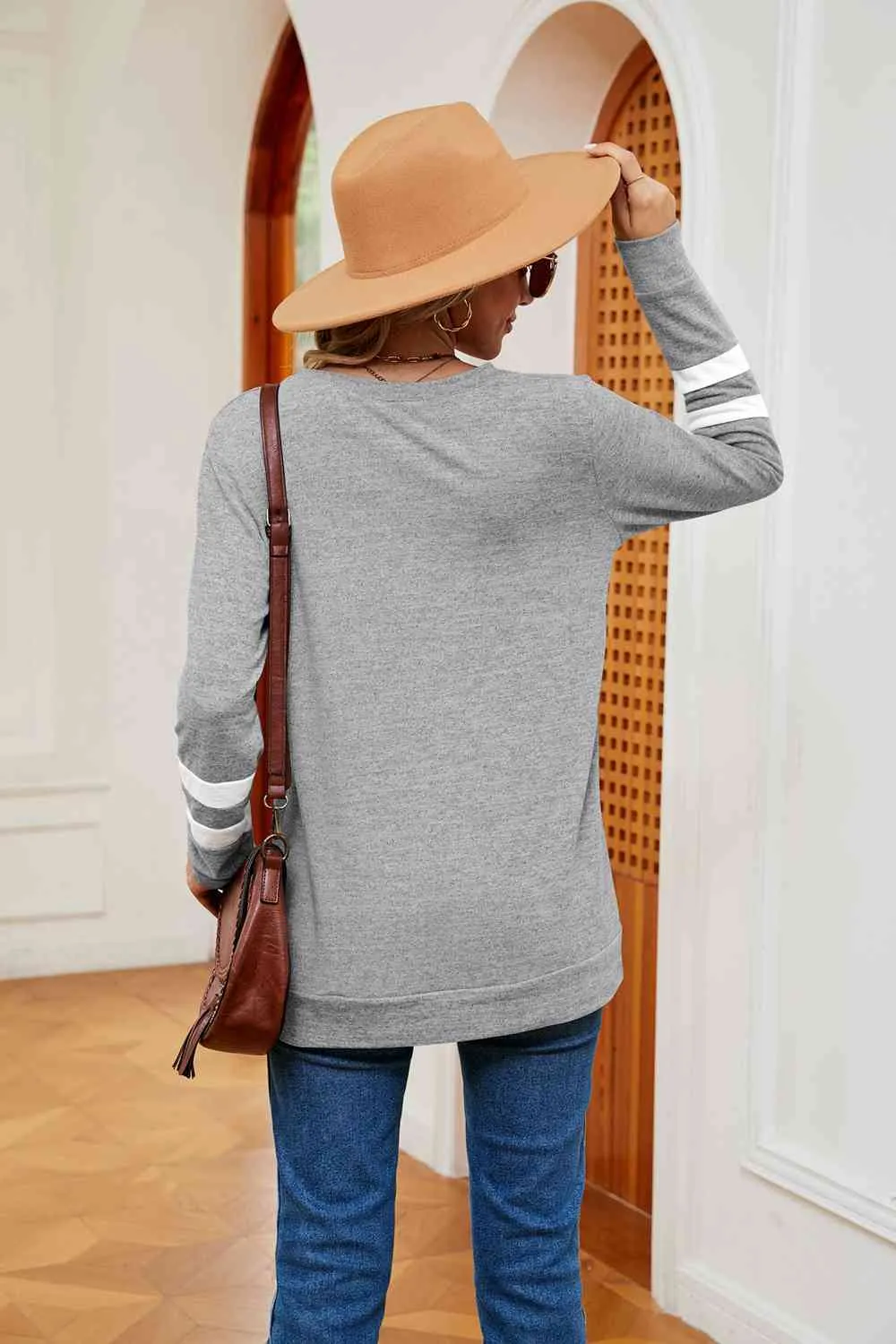 Sally V-Neck Long Sleeve T-Shirt