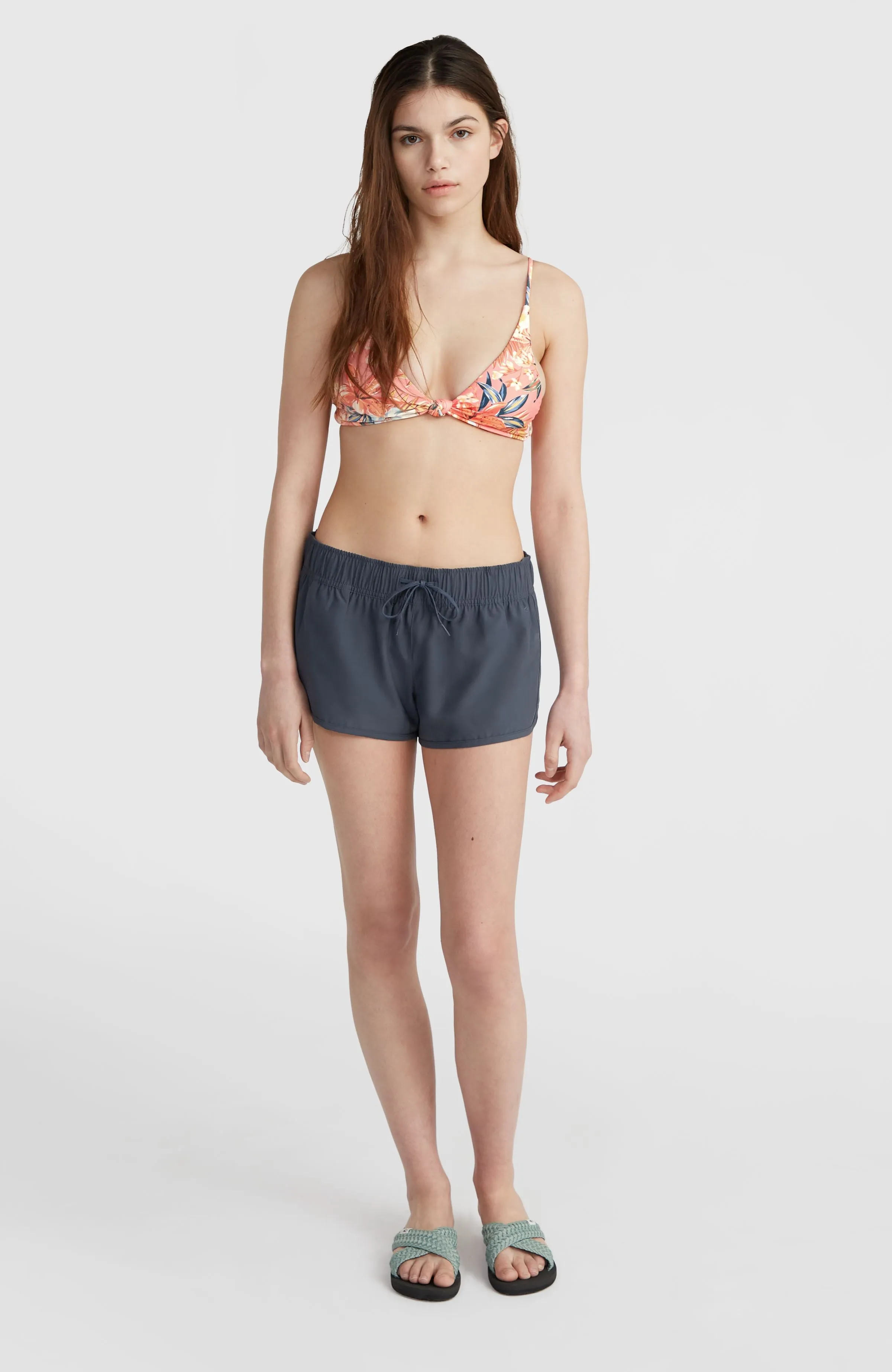 Saltwater Solids Laney 2\" Boardshorts | Slate"