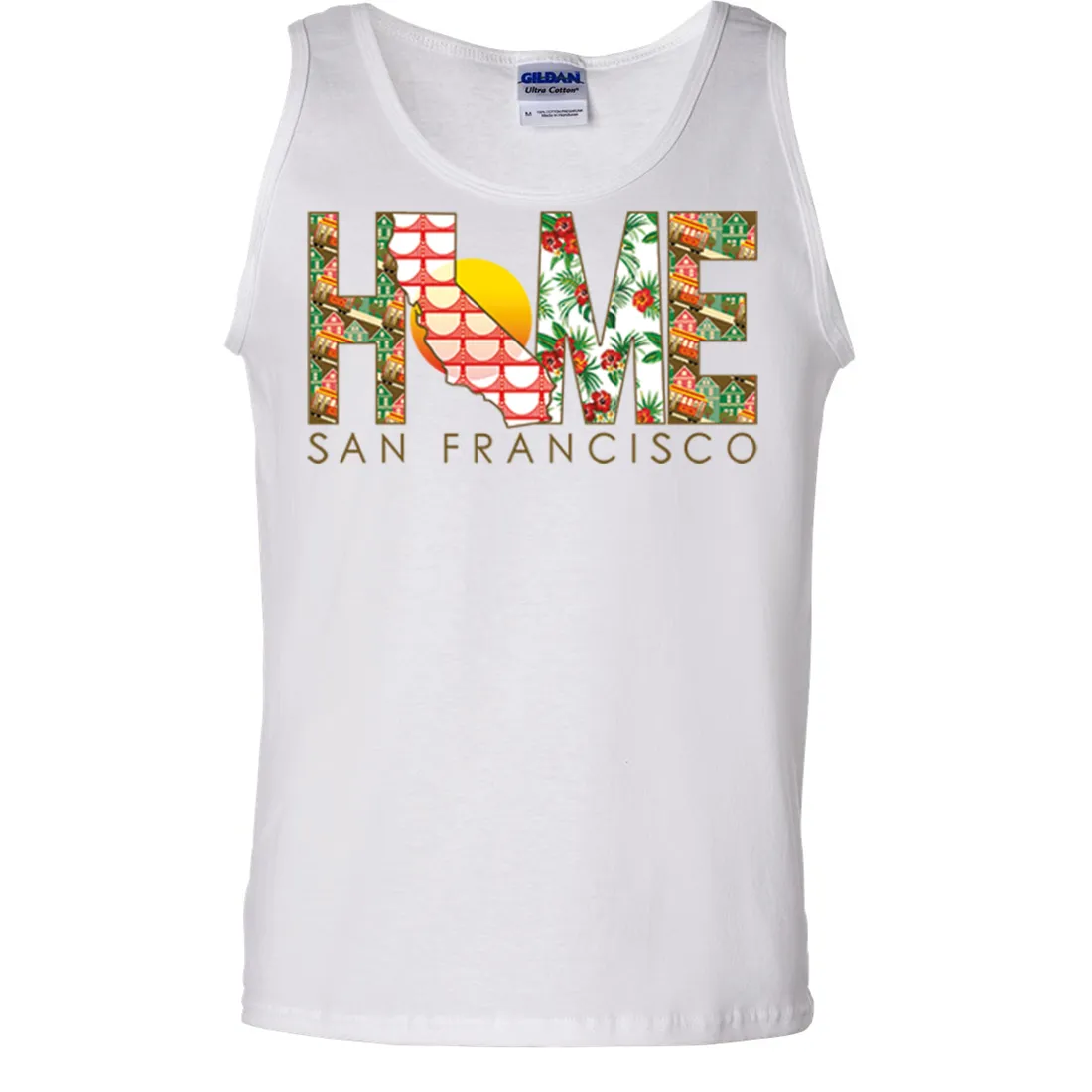 San Francisco Home Asst Colors Tank Top