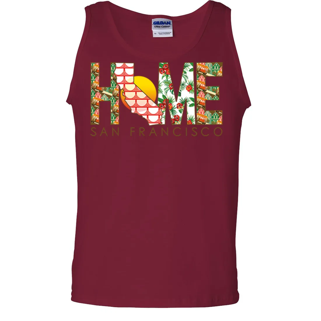 San Francisco Home Asst Colors Tank Top
