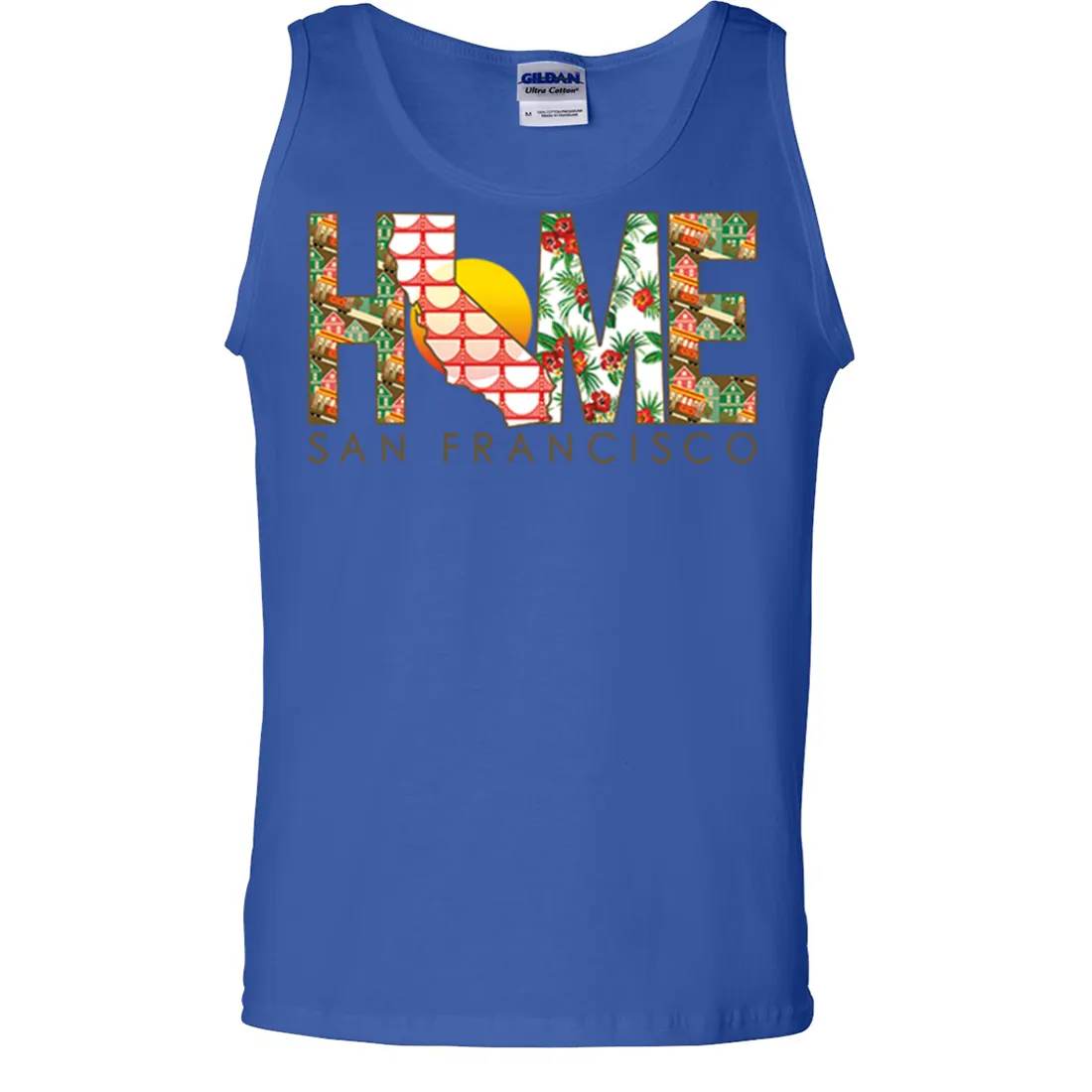 San Francisco Home Asst Colors Tank Top