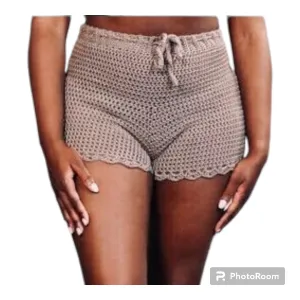 Scalloped Lace Shorts