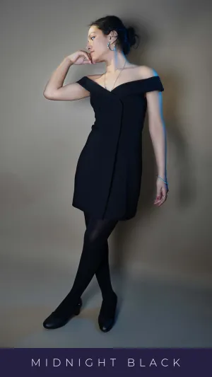 Semi Opaque Tear Proof Black Stockings