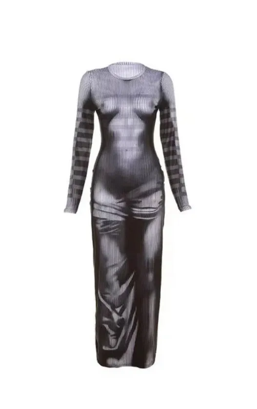Shades of Gray Dress