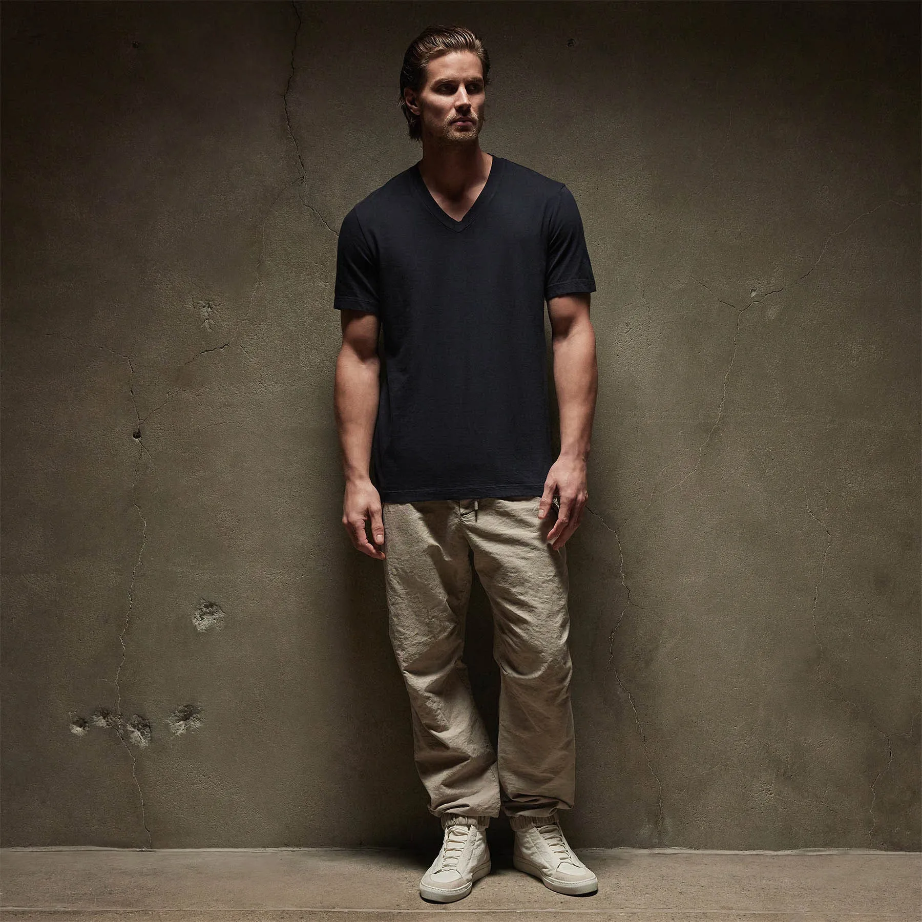 Short Sleeve V Neck - Deep