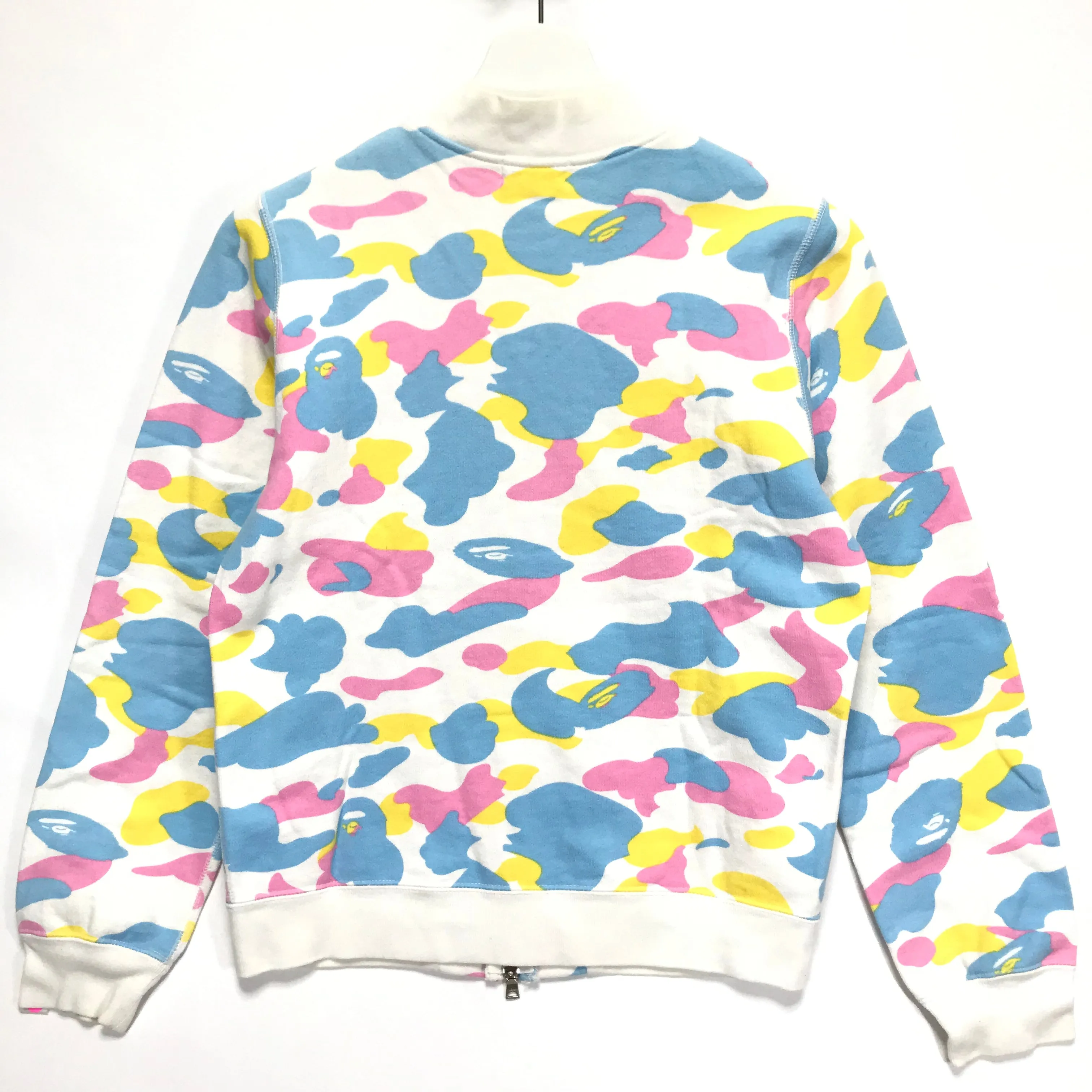 [SHORT] Women's! A Bathing Ape Bape Cotton Candy Sweat Stadium Jacket