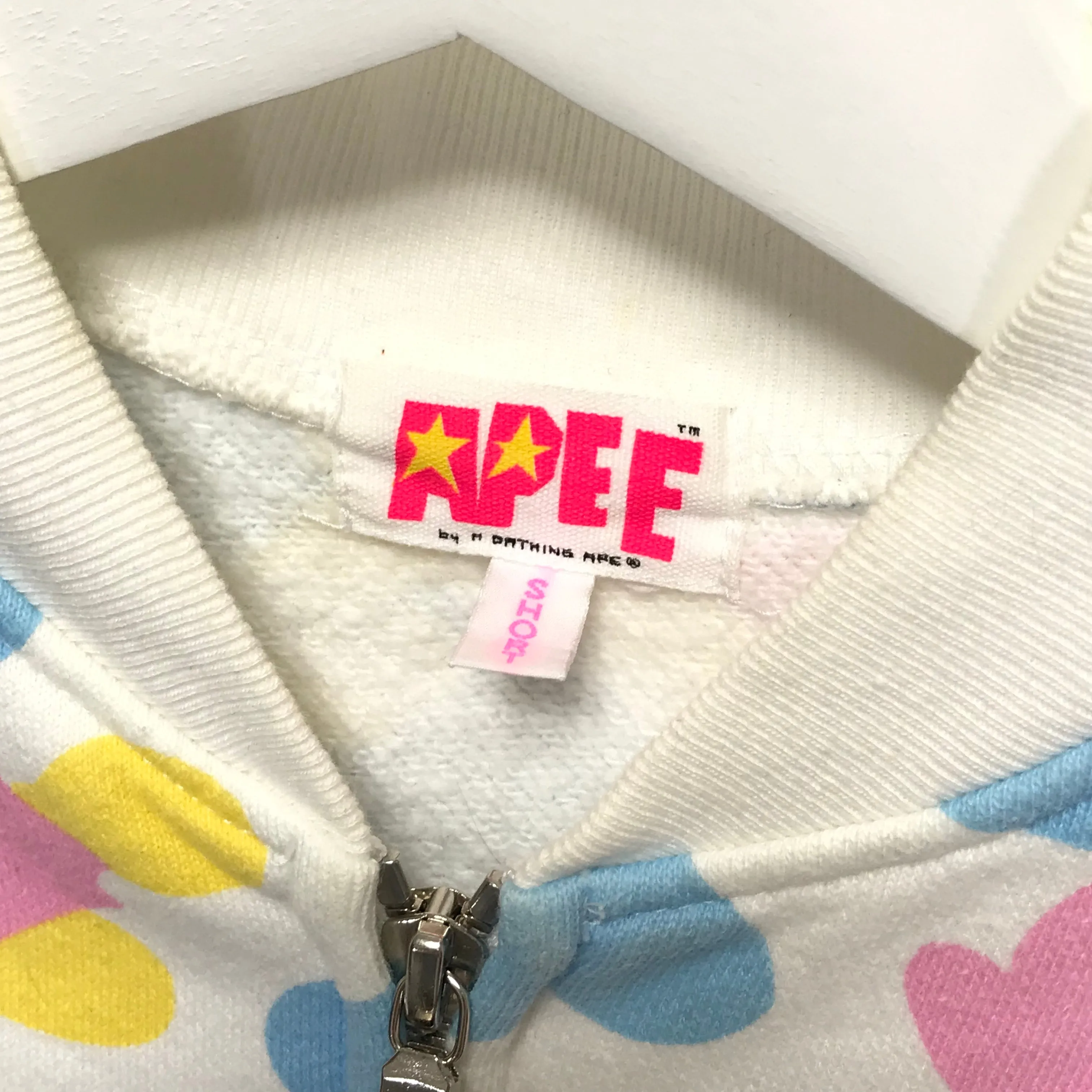 [SHORT] Women's! A Bathing Ape Bape Cotton Candy Sweat Stadium Jacket