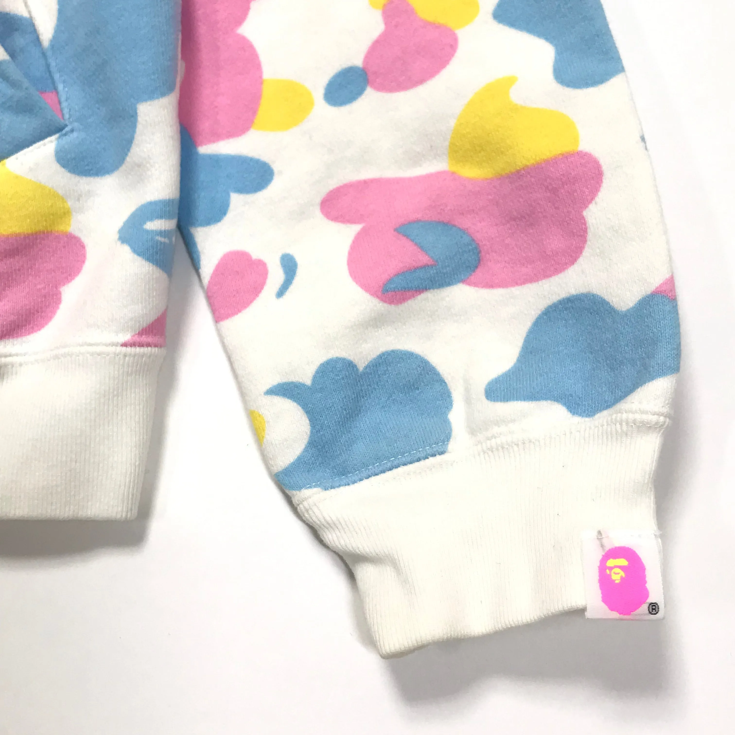 [SHORT] Women's! A Bathing Ape Bape Cotton Candy Sweat Stadium Jacket