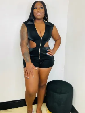 Show Romper - Black
