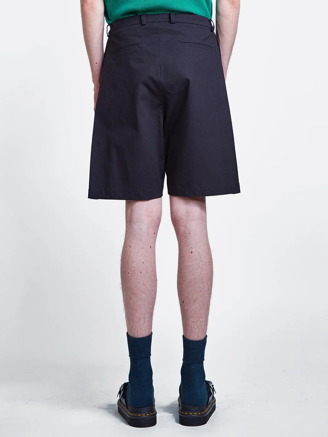 Side Pleat Shorts