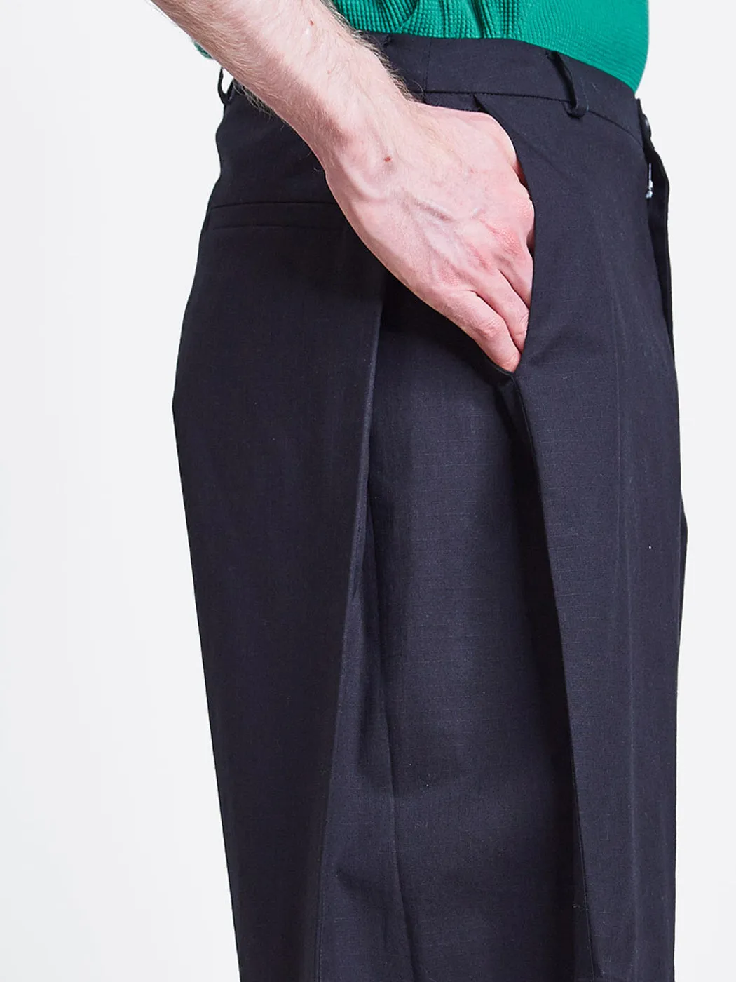 Side Pleat Shorts
