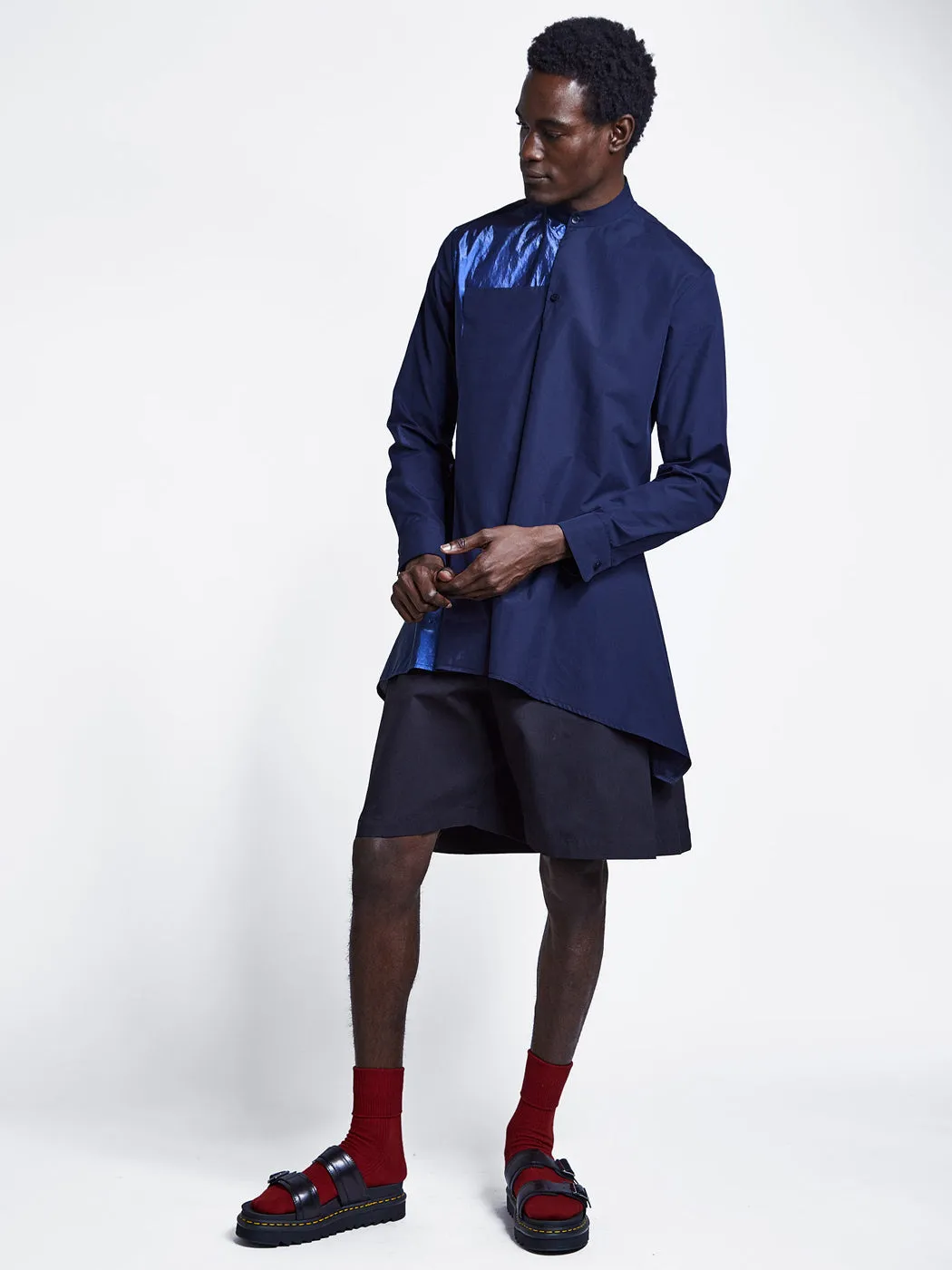 Side Pleat Shorts
