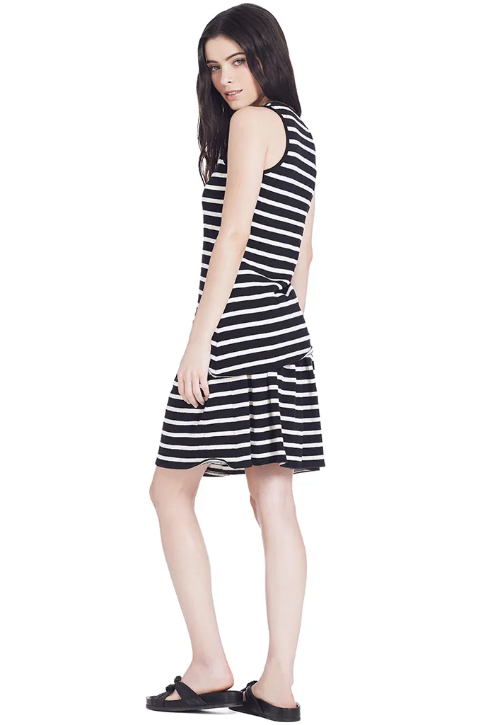 S/L Striped Jersey Dress