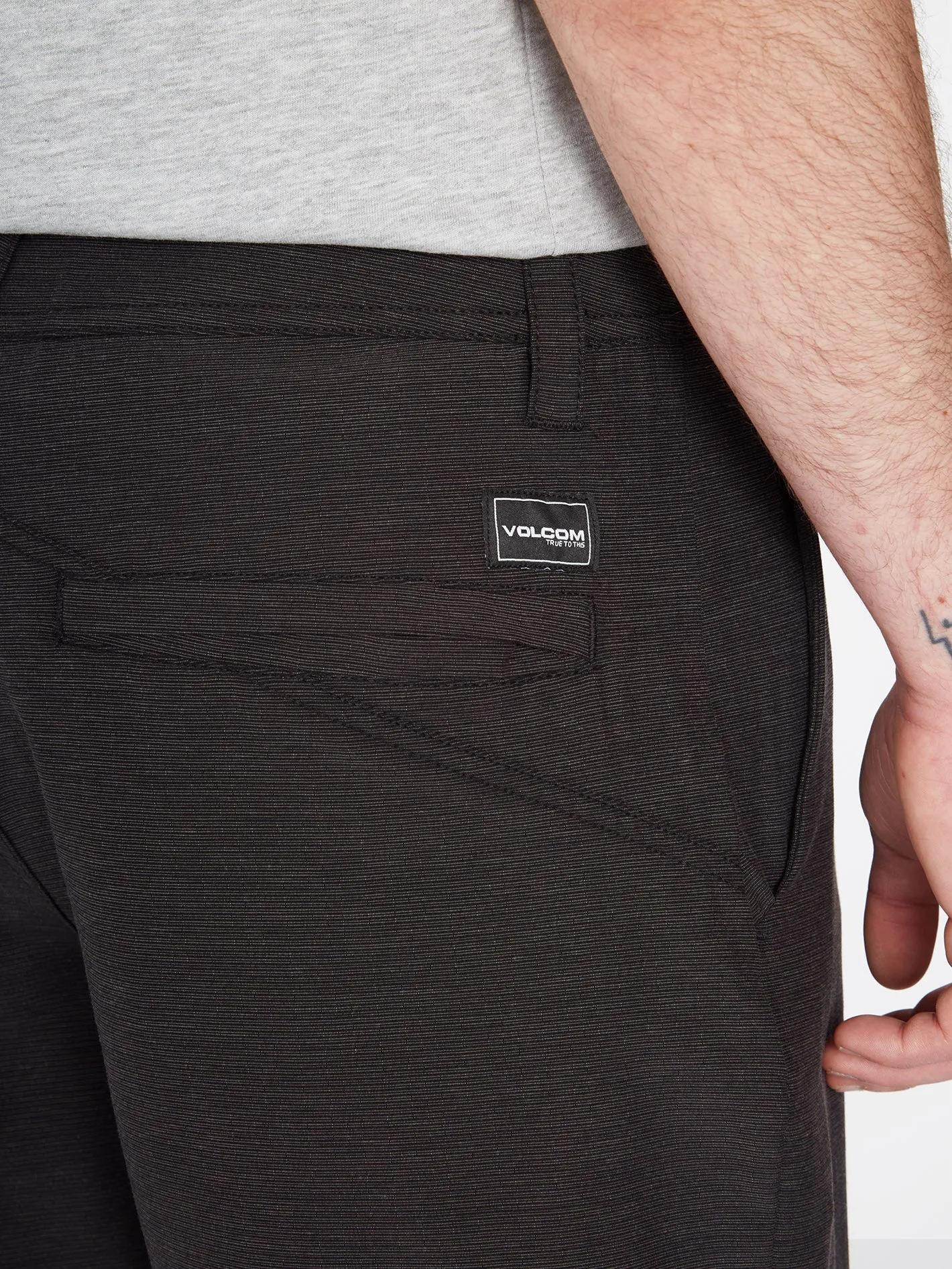 Slub Frickin Cross Shred 20" Hybrid Shorts - BLACK