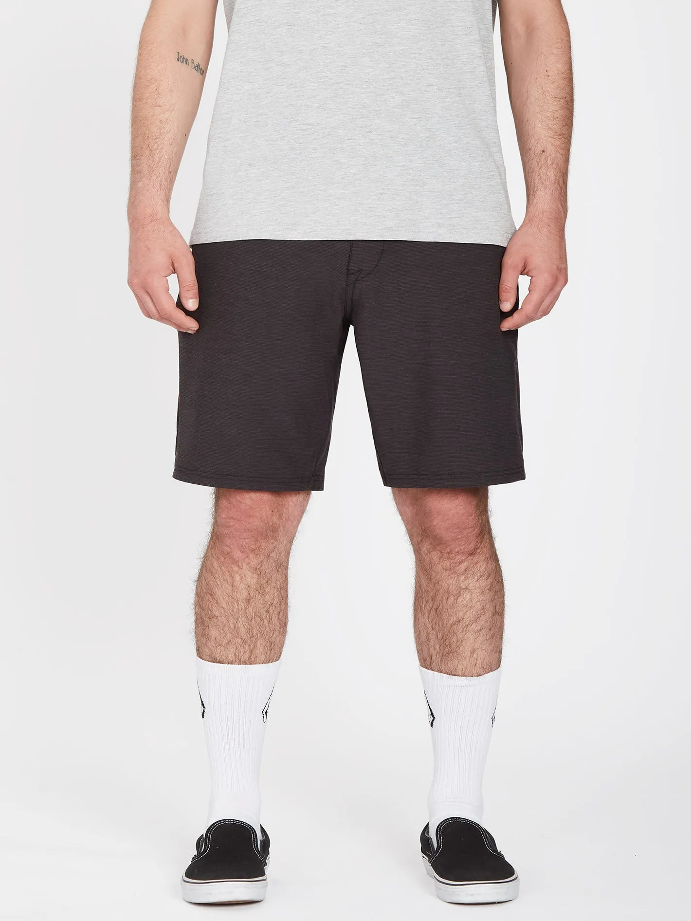 Slub Frickin Cross Shred 20" Hybrid Shorts - BLACK