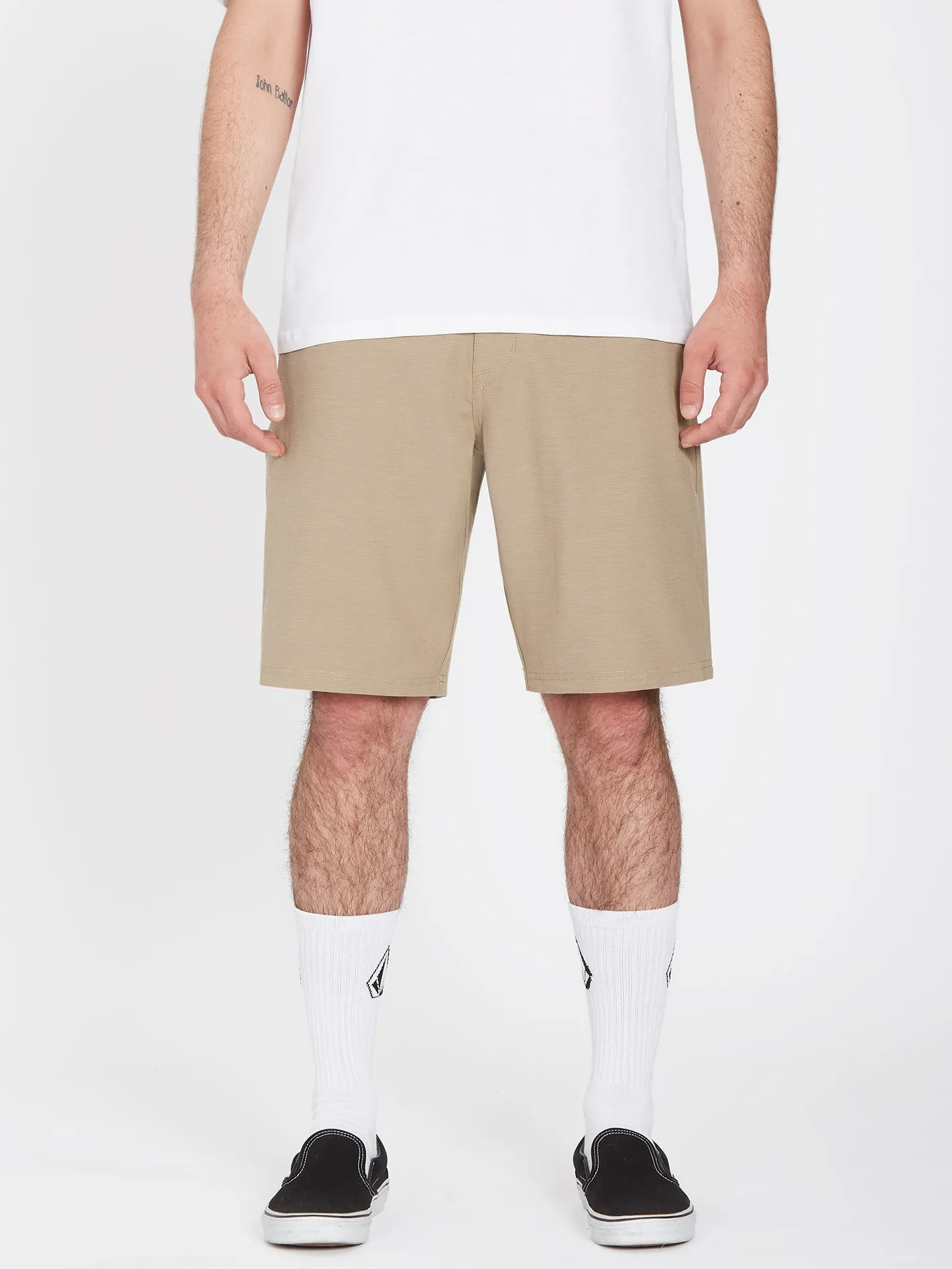 Slub Frickin Cross Shred 20" Hybrid Shorts - KHAKI