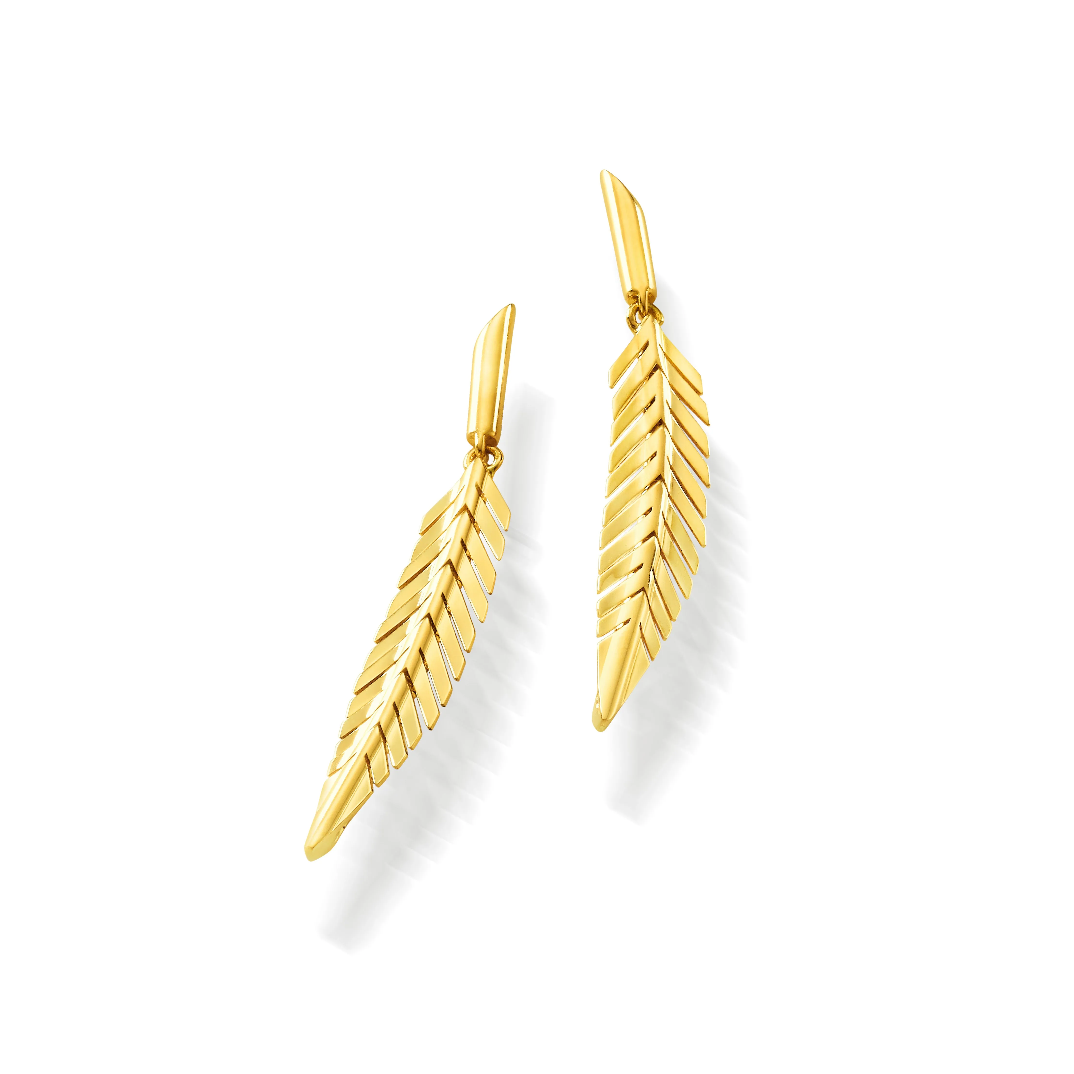 Small Feather Earrings