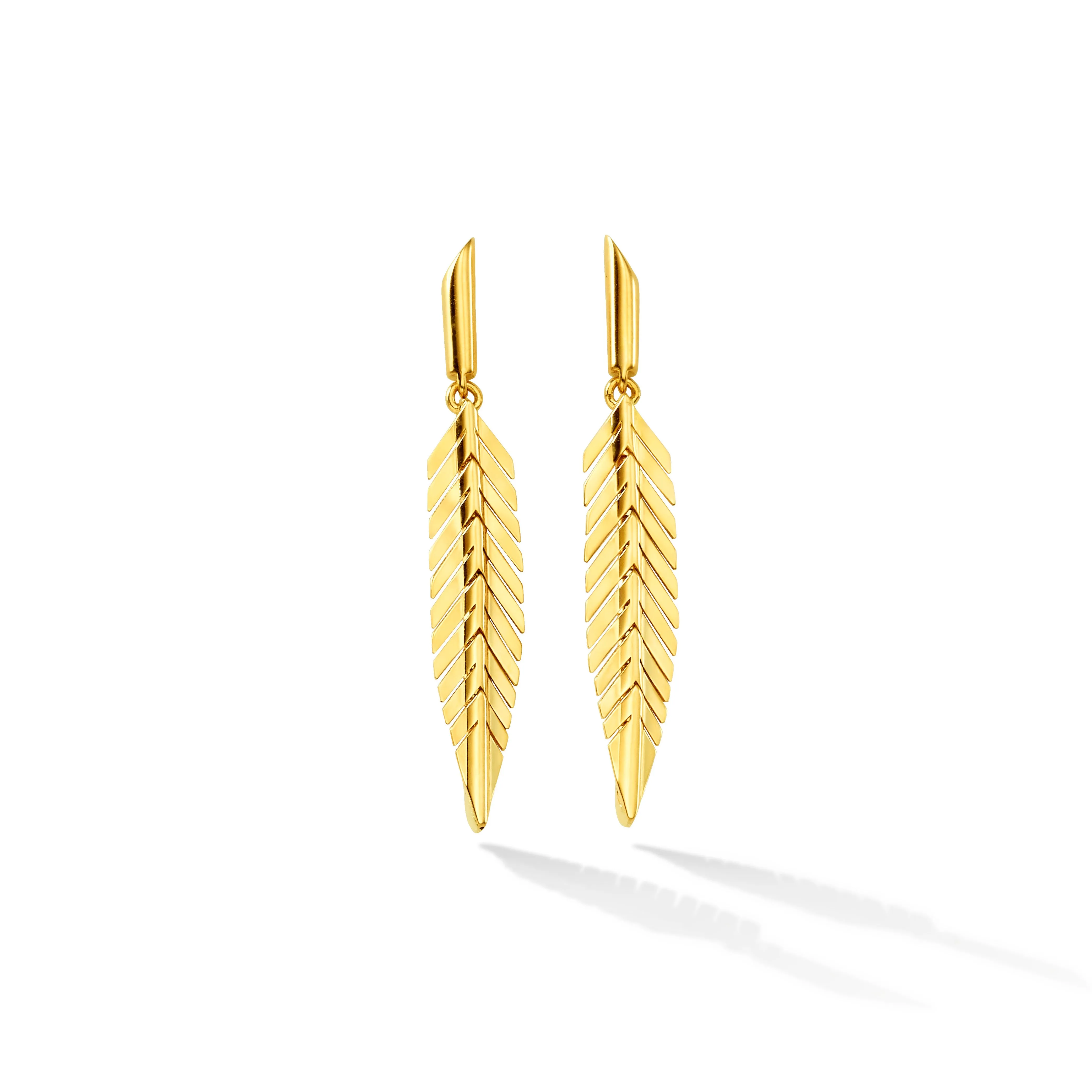 Small Feather Earrings
