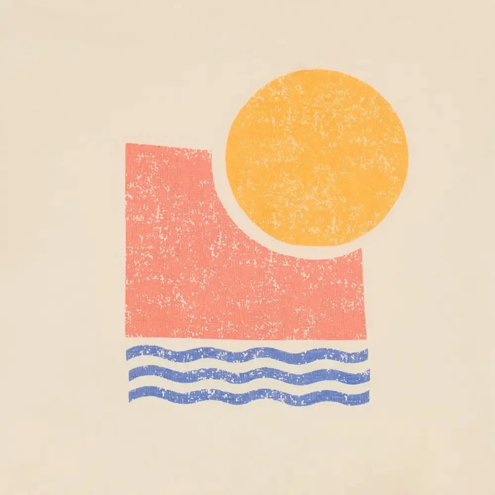 Sorbetto & Sailor Set - Sunset Jersey Baby Bodysuit & Short Set