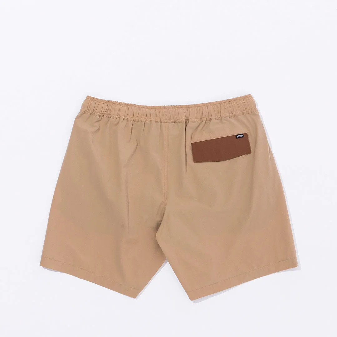 Stretch 2way Hybrid Shorts Unisex Beige
