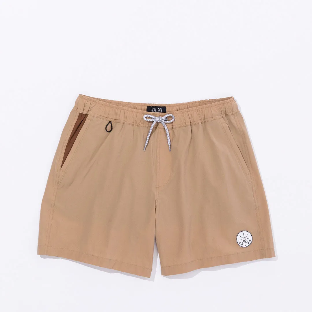 Stretch 2way Hybrid Shorts Unisex Beige
