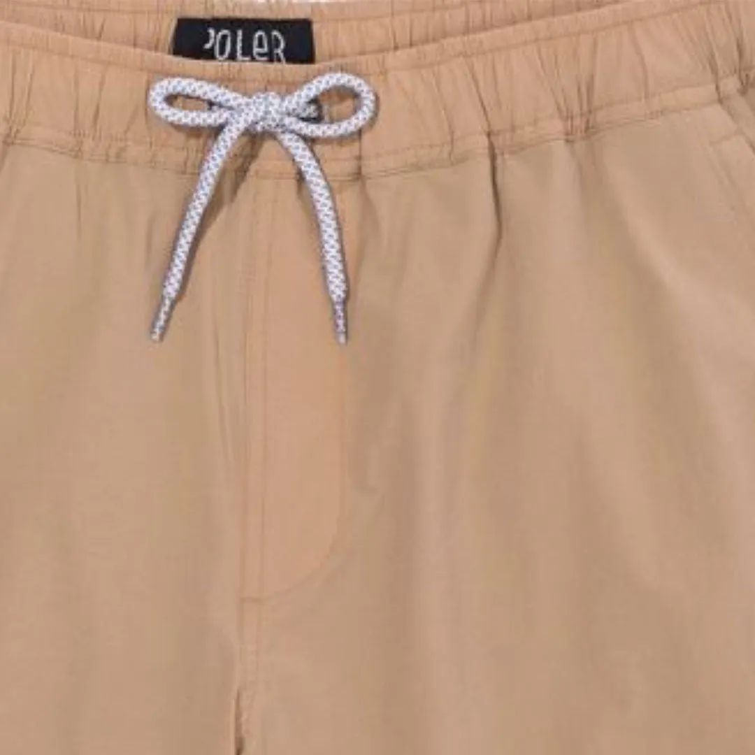 Stretch 2way Hybrid Shorts Unisex Beige