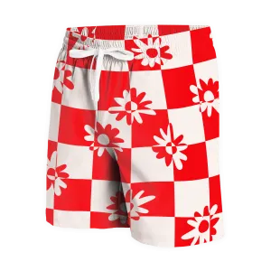 STRETCH SWIM TRUNK - FLOWER