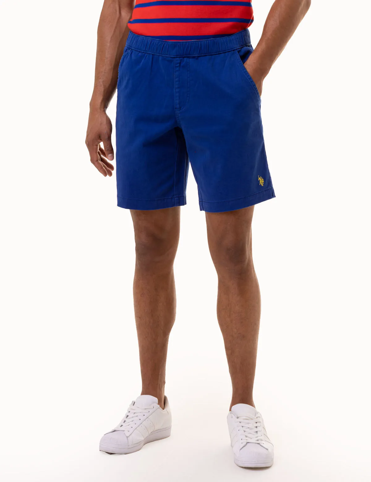 STRETCH TWILL JOGGER SHORTS