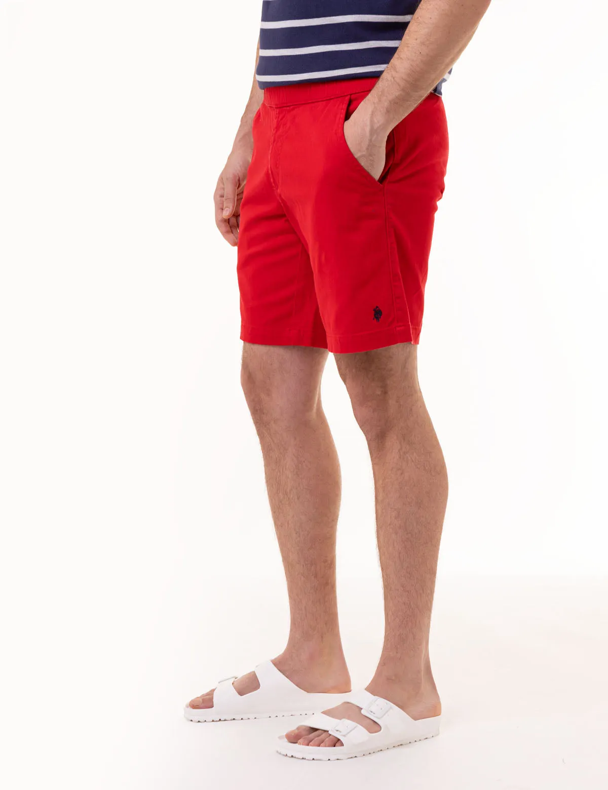STRETCH TWILL JOGGER SHORTS