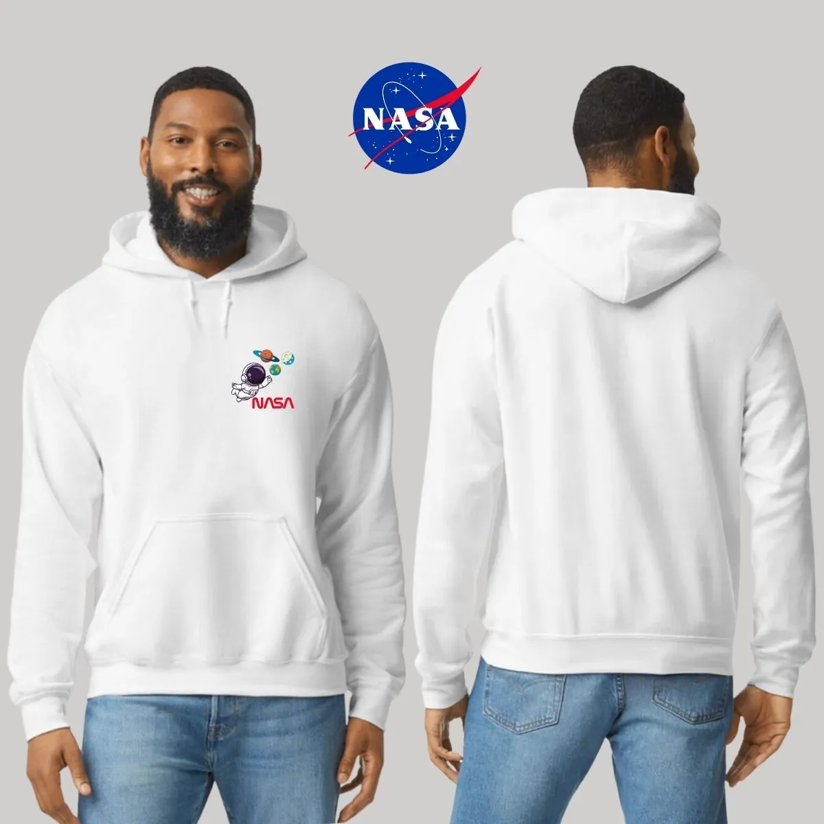 Sudadera Hombre Hoodie Nasa Astronauta