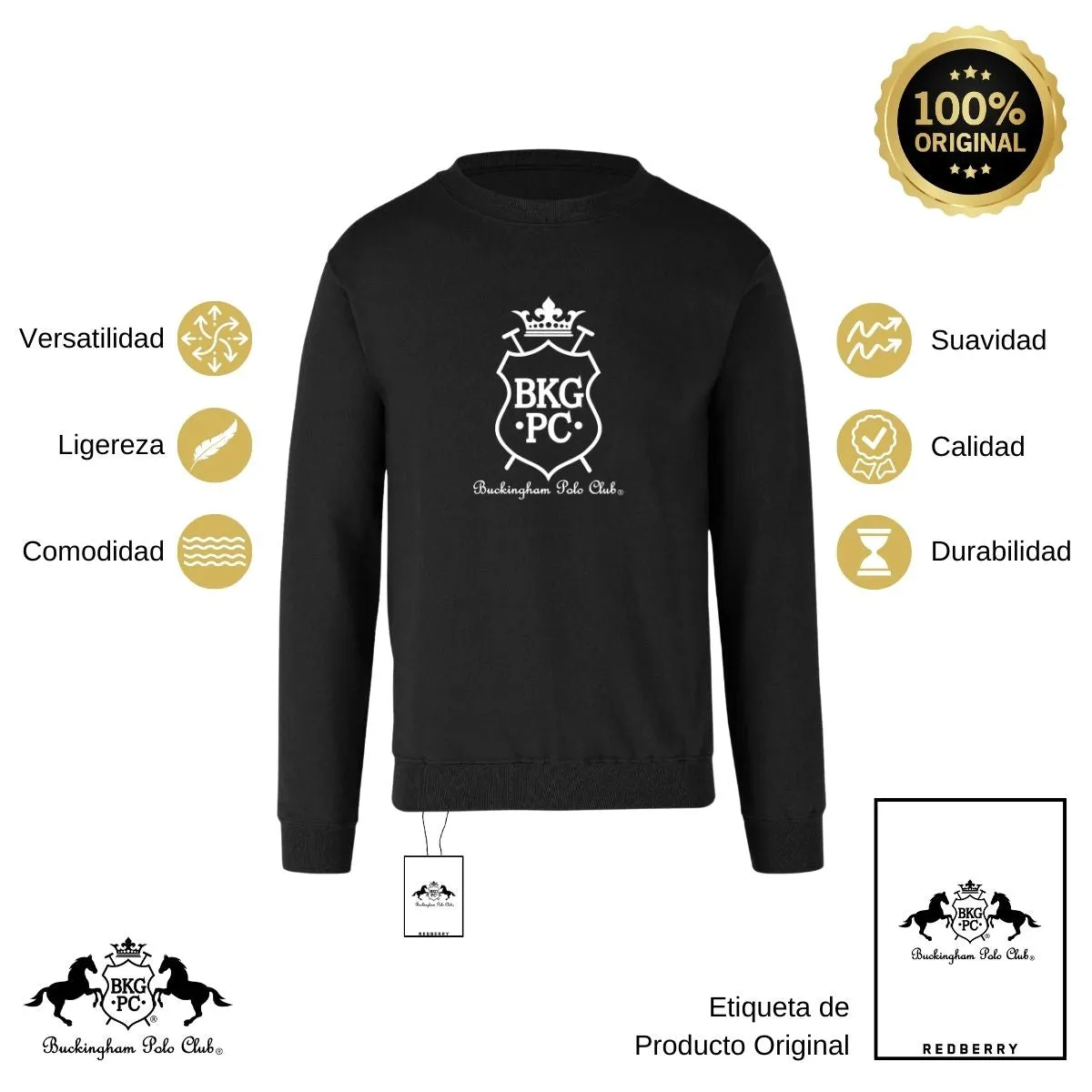 Sudadera Mujer Buckingham Polo Club BKG PC
