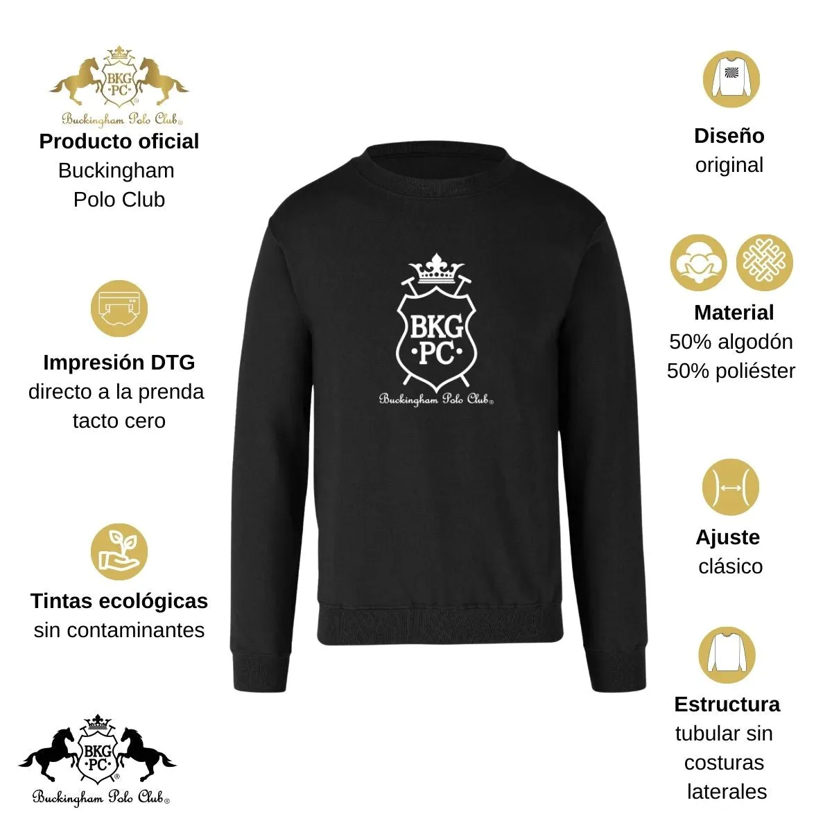 Sudadera Mujer Buckingham Polo Club BKG PC