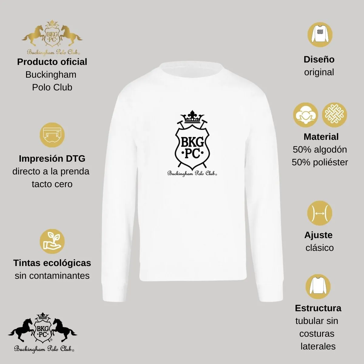 Sudadera Mujer Buckingham Polo Club BKG PC