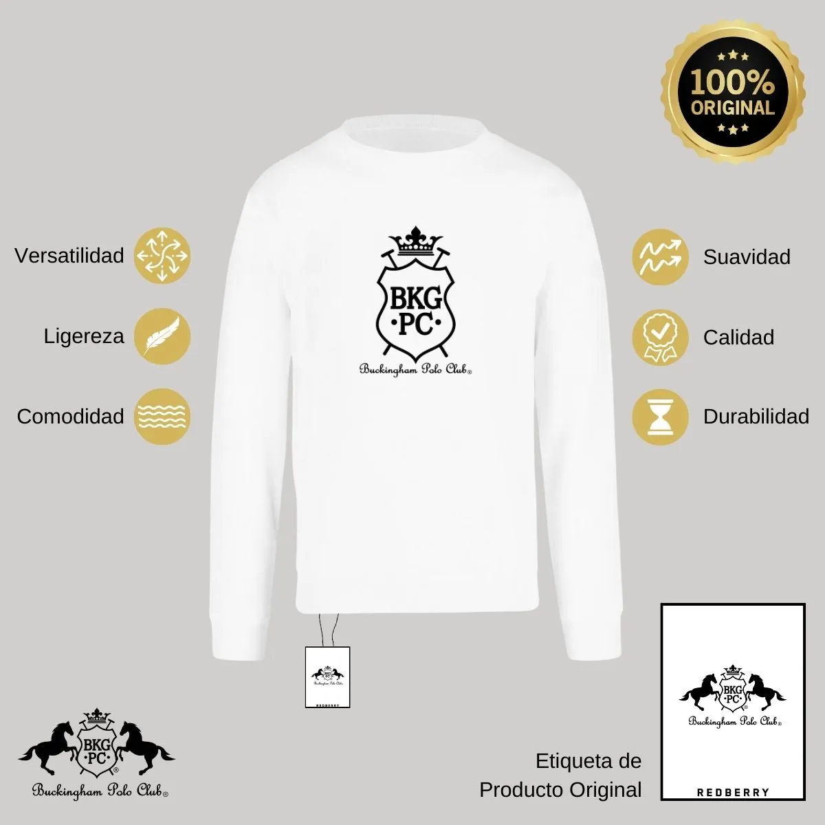 Sudadera Mujer Buckingham Polo Club BKG PC