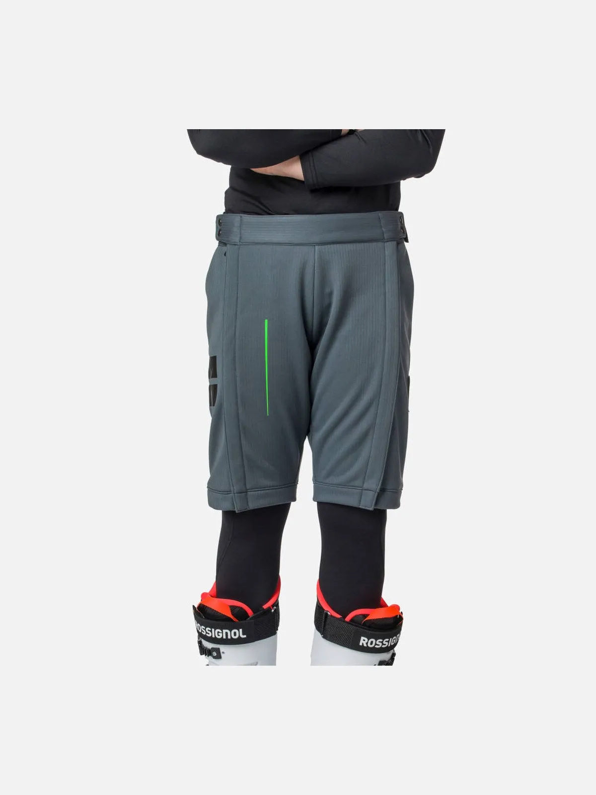 Szorty narciarskie ROSSIGNOL Racing Short Junior - szary