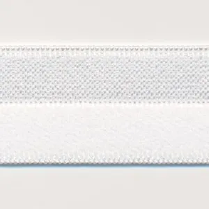 Thin Satin & Pile Stretch Binder #01 White