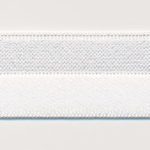 Thin Satin & Pile Stretch Binder #01 White