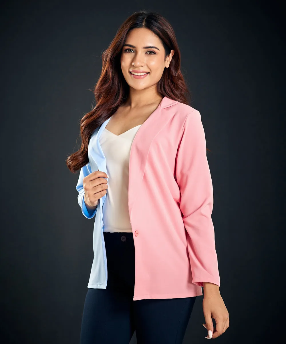 Two Tone Oversized Blazer