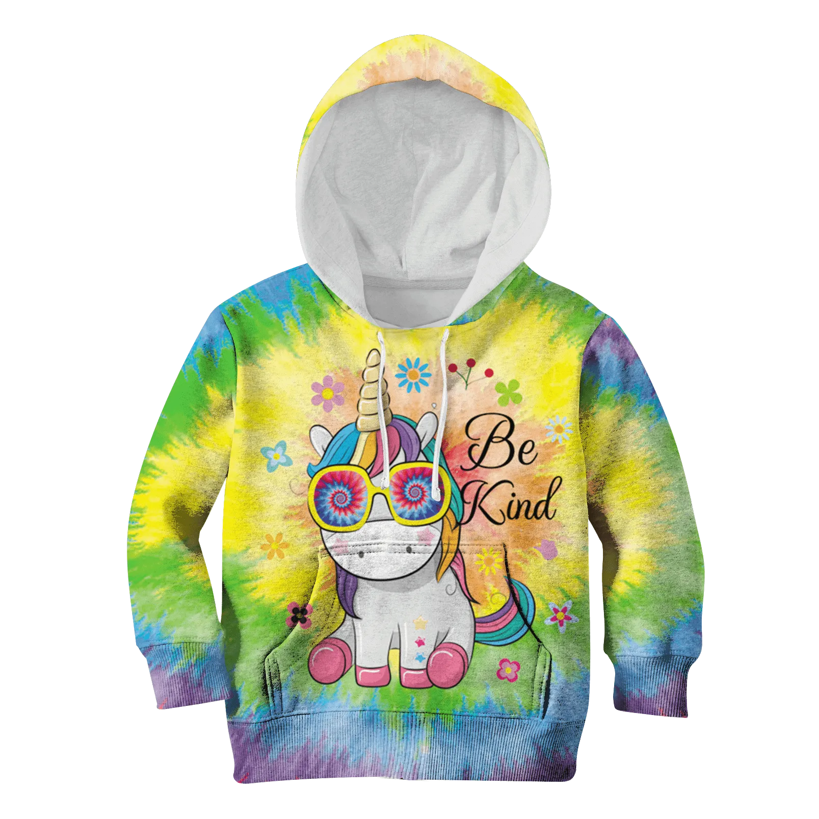 Unicorn Be Kind Kid Custom Cosplay Hoodies T-shirt Apparel