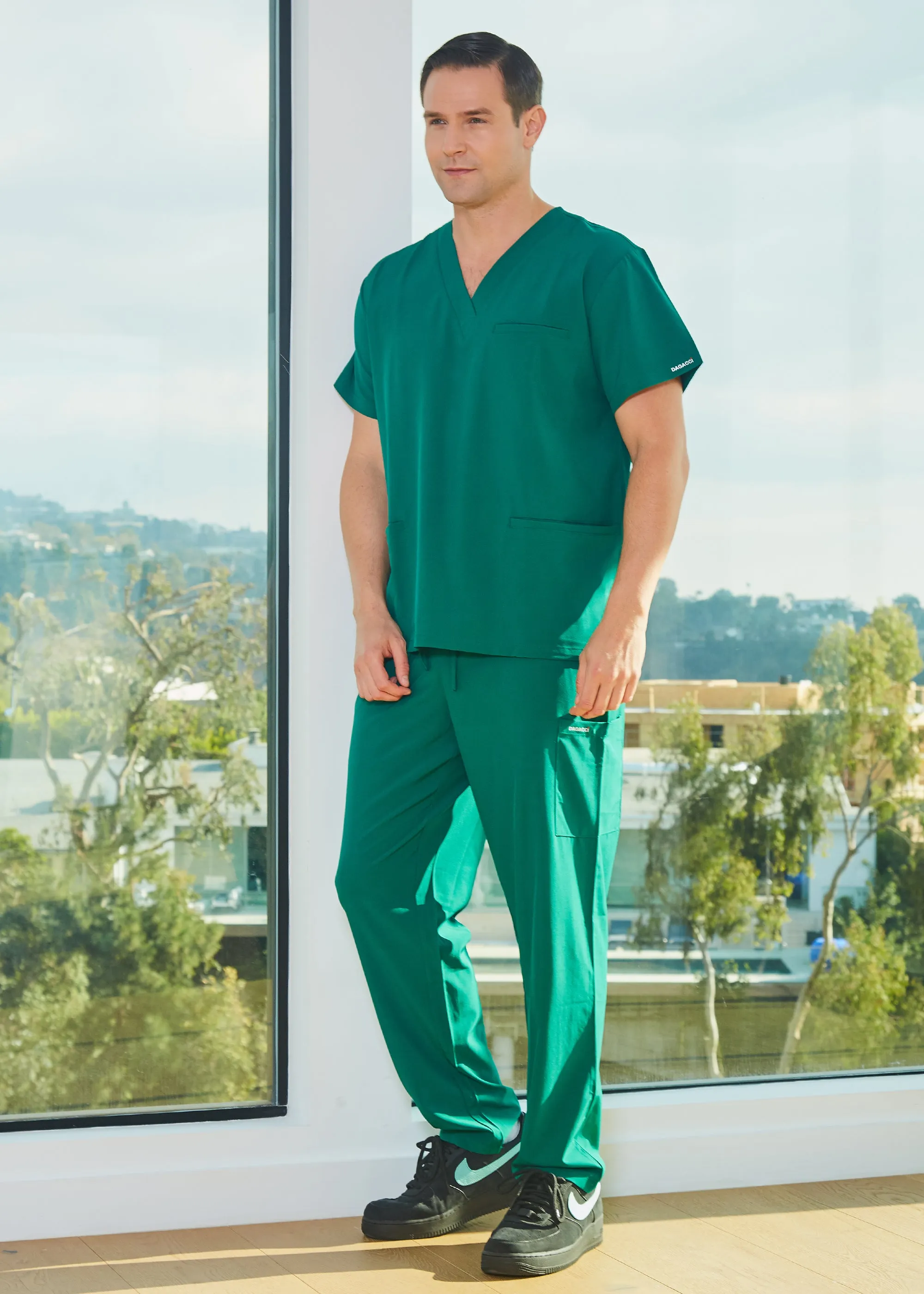 Unisex 4-Way Stretch Medical Uniform Scrub Sets [FS100500]